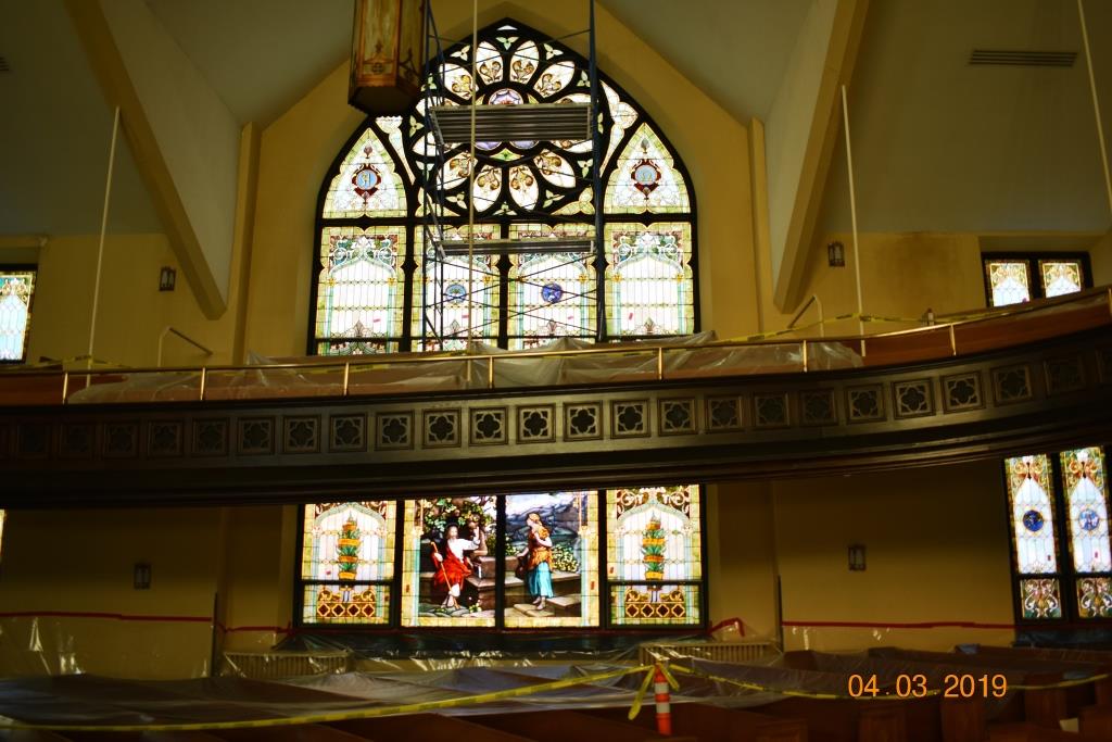Our Restoration Projects Stained Glass Restoration and Storm Glazing